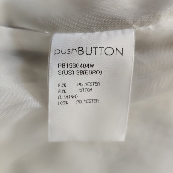 NWOT PushButton Taupe Beige Snakeskin Flared Asymmetrical Midi Skirt - Small - Picture 8 of 8